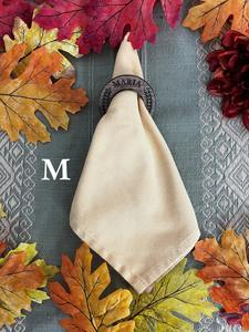 Llavero estilo servilletero de madera accesorio de decoración de mesa único para el hogar comedor boda y fiesta elegante y elegante Natural - Product Image 5