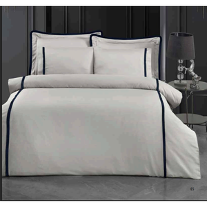 Juego de Ropa de Cama King-Size Moderno de 6 Piezas, 100% Algodón, Funda Nórdica XL, Sábana Ajustable, Fundas de Almohada Oxford, Diseño Liso para Uso Doméstico - Product Image 6