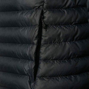 Dernier modèle de manteau d'hiver pour homme avec chapeau détachable Veste matelassée noire Veste matelassée à capuche Design à bulles direct Pakistan - Product Image 4