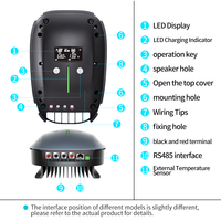 Contrôleur de charge solaire MPPT 1200W, puissance PV maximale 12V/24V 40A, écran LCD, Bluetooth, garantie 3 ans, contrôleur AGM/Lithium