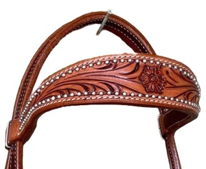 Caballete de cabeza occidental de nuevo diseño de calidad superior al por mayor, productos de caballo de cuero tallado a mano a precio competitivo - Product Image 2