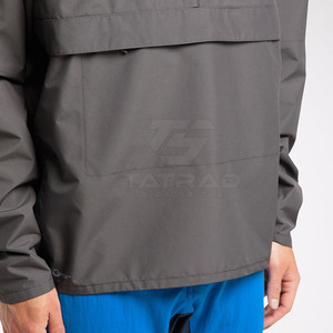 Vestes coupe-vent en toile à capuche à faible MOQ - Couleurs et tailles personnalisées de haute qualité à prix avantageux - Product Image 4