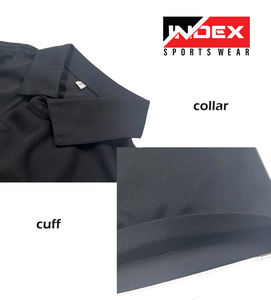 Venta al por mayor transpirable logotipo personalizado en blanco Pima algodón Golf Color liso Polo camisetas para hombres 100% algodón, manga corta, antiarrugas, - Product Image 4