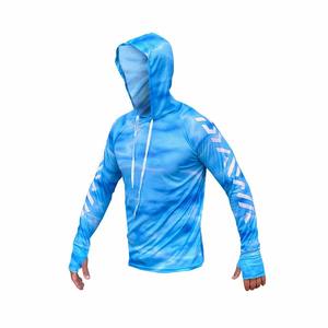 Sudaderas CON CAPUCHA DE PESCA transpirables de nuevo diseño personalizadas para hombres/Sudaderas con capucha de pesca de manga larga de secado rápido superventas para hombres - Product Image 1