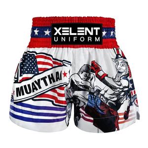 Top MMA Pantalones Cortos de Boxeo Diseños Sublimados Muay Thai Shorts Unisex MMA Equipo de Entrenamiento e MMA Pantalones Cortos Fabricante Artes Marciales - Product Image 1