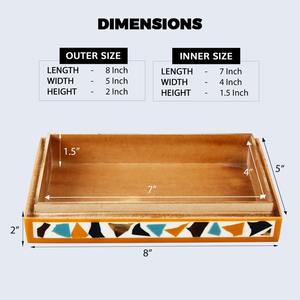 Designer Bone Inlay Storage <b>Box</b> Handmade Floral Pattern <b>Keepsake</b> <b>Box</b> - Product Image 3