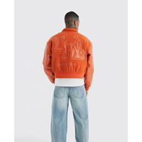 Blouson de baseball universitaire pour homme en laine chenille avec patchs, court, imperméable, écologique, réversible, style urbain, hiver