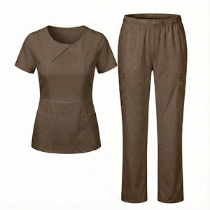 Breathable Soft Fabric Medical Scrubs Women Nursing Uniform <b>Set</b> Hospital <b>Doctor</b> Dental Clinic Suits Elastic Waistband Scrub <b>Sets</b> - Product Image 5