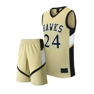 Ensemble de maillots personnalisés imprimés numériquement pour l'été, vêtements de basketball respirants pour les jeunes, y compris shorts grande taille - Product Image 5