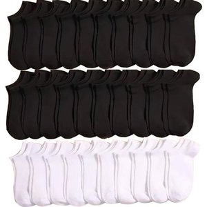 Chaussettes déodorantes basses respirantes pour hommes 10/20/30/40/50 paires-Évacuation de la transpiration Confortable Summer Wear - Product Image 5