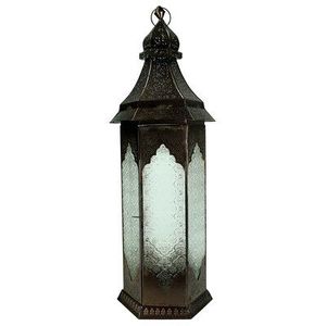 Linterna de vela de Metal marroquí de oro rosa hecha a mano nueva de alta calidad linterna decorativa para decoración de Navidad - Product Image 2
