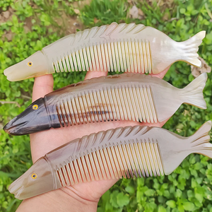 Peine para el Cabello Moderno Hecho a Mano con Cuerno de Búfalo Ecológico y Personalizable, Muy Solicitado, para Mujeres y Hombres por Saniya Handicraft - Product Image 6