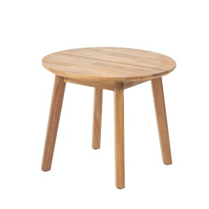 Table d'appoint pliable moderne en bois d'acacia naturel, prix compétitif, service OEM, table à manger durable pour l'extérieur, appartement, hôpital - Product Image 1