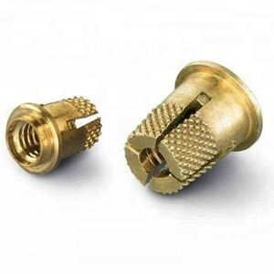 Inserto de latón en miniatura de precisión con diseño moleteado para un ajuste seguro y larga durabilidad a bajo precio - Product Image 2