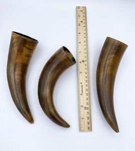 ฮอร์นสำหรับใส่อาหารทำจากหนังแท้ที่ปลอดภัยสำหรับตกแต่งคริสต์มาสในบ้านโรงแรมงานฝีมือตามธรรมชาติ - Product Image 1