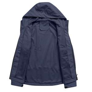 Vestes softshell personnalisées en polyester 100% couleur unie, coupe-vent et imperméables pour femmes, avec logo personnalisé. - Product Image 4