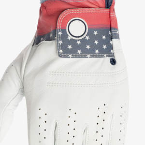 Gants de golf personnalisés en usine Offre Spéciale Gants de sport respirants durables avec peau de mouton en cuir véritable couleur - Product Image 3