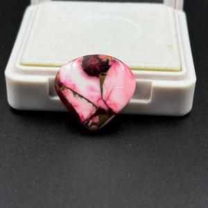 20.00Ct Natural Red Buffalo Cobre Turquesa Piedra preciosa suelta 22X23X5MM Forma de corazón suave Tamaño personalizable Alta calidad" - Product Image 2