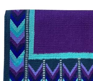 Manta de lana multicolor de Nueva Zelanda para silla de montar, estilo occidental, con forro de lana y exterior de visón, tallas personalizadas, calidad extrema, ¡la más vendida! - Product Image 2