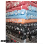 Tissus en stock de couleur unie en polyester et élasthanne de Corée, teinture unie, doux pour les vêtements féminins, robe, chemisier, couture, haute qualité - Product Image 4