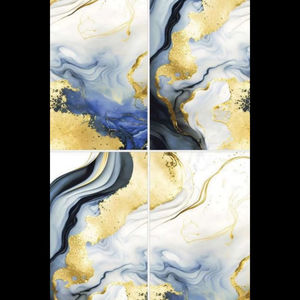 HIGH GLOSSY BLUE GOLDEN (800*1600MM) - Product Image 1