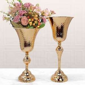 Vase à fleurs décoratif en métal pour mariage, maison, salon, hôtel, bureau, centre de table, décoration intérieure, présentoir, qualité supérieure - Product Image 4