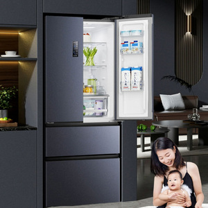 Réfrigérateur domestique à air frais sans givre à plusieurs portes de style français 525L à quatre portes à première classe d'efficacité énergétique à onduleur - Product Image 4