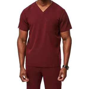 Scrubs pour infirmières hospitalières de qualité supérieure en polyester tricoté disponible dans toutes les couleurs et tailles faciles à porter en gros - Product Image 1