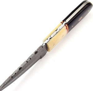 Couteau de chasse Full Tang en acier damas de qualité supérieure de 7 pouces manche en bois personnalisable OEM couteau de Camping en plein air instructions d'entretien - Product Image 2