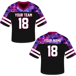 Camiseta Deportiva Clásica de Fútbol Americano Personalizada de Alta Calidad para Hombre, Camiseta Unisex de Manga Corta con Estampado Cuadrado - Product Image 2