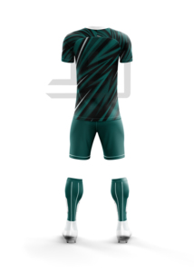 Professional Soccer Playing Uniform Breathable 100% Polyester Football Jersey Shorts Heat-Transfer Printing Designed for Sports - Product Image 4