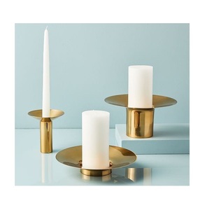 Fabricant et exportateur de bougeoir et support en métal moderne et élégant en aspect et tailles personnalisés en laiton acier aluminium - Product Image 4