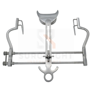 Retractor Abdominal Balfour con Hoja Lateral Fenestrada, Manual, Certificado CE, Fabricado en Acero Inoxidable de Grado Médico, Instrumentos Surgiright - Product Image 3