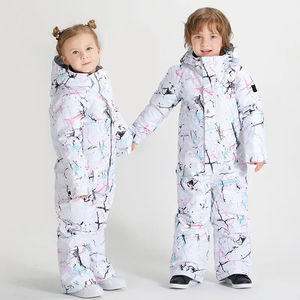 Sudadera con Capucha de Invierno para Niños, Unisex, Estilo Vintage, Transpirable, con Cremallera, de Felpa Francesa Gruesa de Poliéster/Nailon - Product Image 1