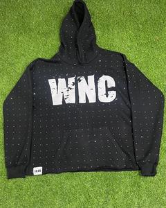 Streetwear design personnalisé pour hommes, sweat-shirt à capuche surdimensionné imprimé bouffant, 100% coton, haute polaire, long OEM, vente en gros - Product Image 1