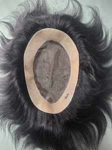 Perruque et toupet pour homme en cheveux indiens Remy Taz Hair - Base mono - Léger, doux et écologique - Product Image 2
