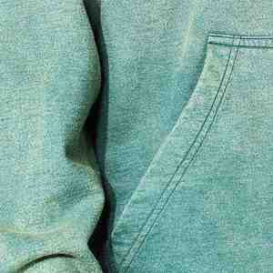 Vente en gros de sweats à capuche en polaire polyester pour hommes, avec poches, logo personnalisé, design uni, tissu écologique 300g - Product Image 6