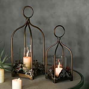 Fabriqué en Inde Luxueux Attrayant Designer Métal Lanterne Ensemble Classique Bougie Fer Verre Lanterne Indien Élégant Heavy Duty 2024 - Product Image 3