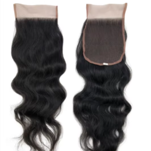 5x5 sud indien usine Remy vierge cambodgienne cheveux fermeture droite Texture mélange de cheveux avec des cheveux péruviens cheveux humains - Product Image 1