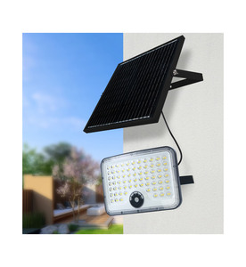 Commercial Solar Flood Lights 500W Solar Flood Light with Pole Mount <b>Bracket</b> for Street Parking Area - Product Image 4