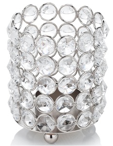 Ensemble de 2 lustres en cristal pour la décoration de noël, lustre argenté au Design élégant pour centre de table de mariage - Product Image 6