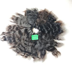 100% Raw Cutícula Virgen sin procesar Alineada Natural Suelta Estilo de onda profunda Mujer negra Extensiones de cabello humano indio ondulado Gratis - Product Image 4