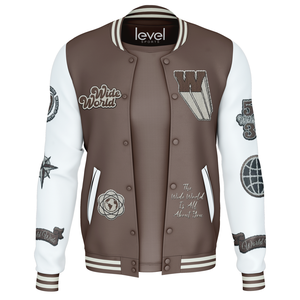 แจ็คเก็ตบอมเบอร์แจ็คเก็ตเบสบอลของผู้ชายเสื้อแจ็คเก็ตแบบปักโลโก้ตามสั่งสำหรับฤดูหนาว - Product Image 1