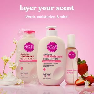Set de Belleza Corporal EOS Strawberry Dream, Incluye Gel de Ducha, Loción y Bruma Corporal Perfumada, Venta al Por Mayor - Product Image 2
