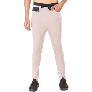 Pantalons de jogging en coton et élasthanne pour hommes, style streetwear, coupe décontractée, extensible, pour un usage quotidien, mode OEM ODM - Product Image 1