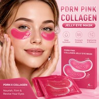Masque Gelée pour les Yeux au Collagène Rose PDRN : Hydrate, Raffermit la Peau et Lisse les Ridules