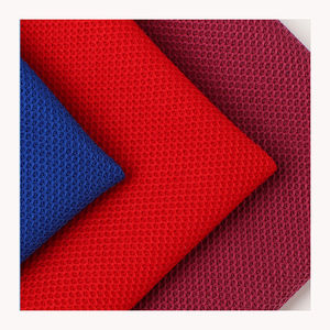 High Quality 100% Cotton 40S 190GSM Jersey Jacquard Knitting Pique Dyed Fabric Plain Dyed Medium Weight Breathable Eco-Friendly - Product Image 1