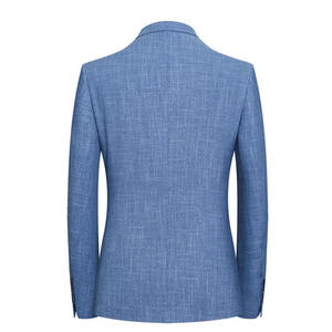 OEM Hombres Slim Fit Blazer Manga Larga Transpirable Primavera Otoño Abrigo Diseño Casual Un Solo Pecho Precio Razonable Tallas grandes - Product Image 6