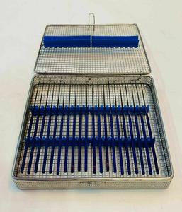 Juego de microdisector Rhoton alemán de acero inoxidable Premium de 20 piezas, caja de acero esterilizable para uso hospitalario y médico - Product Image 1