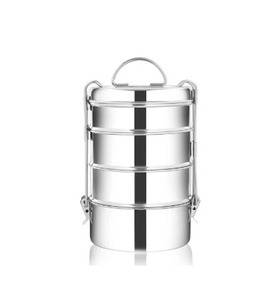 Lonchera de Acero Inoxidable de Grado Hotelero al por Mayor con Clip de Cierre Duradero de Grado Alimenticio, Compartimento para Picnic de 7*4 para Adultos - Product Image 6